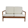 Original Two-seater Scandinavian sofa,  designer Z.Baczyk, 1960, beige