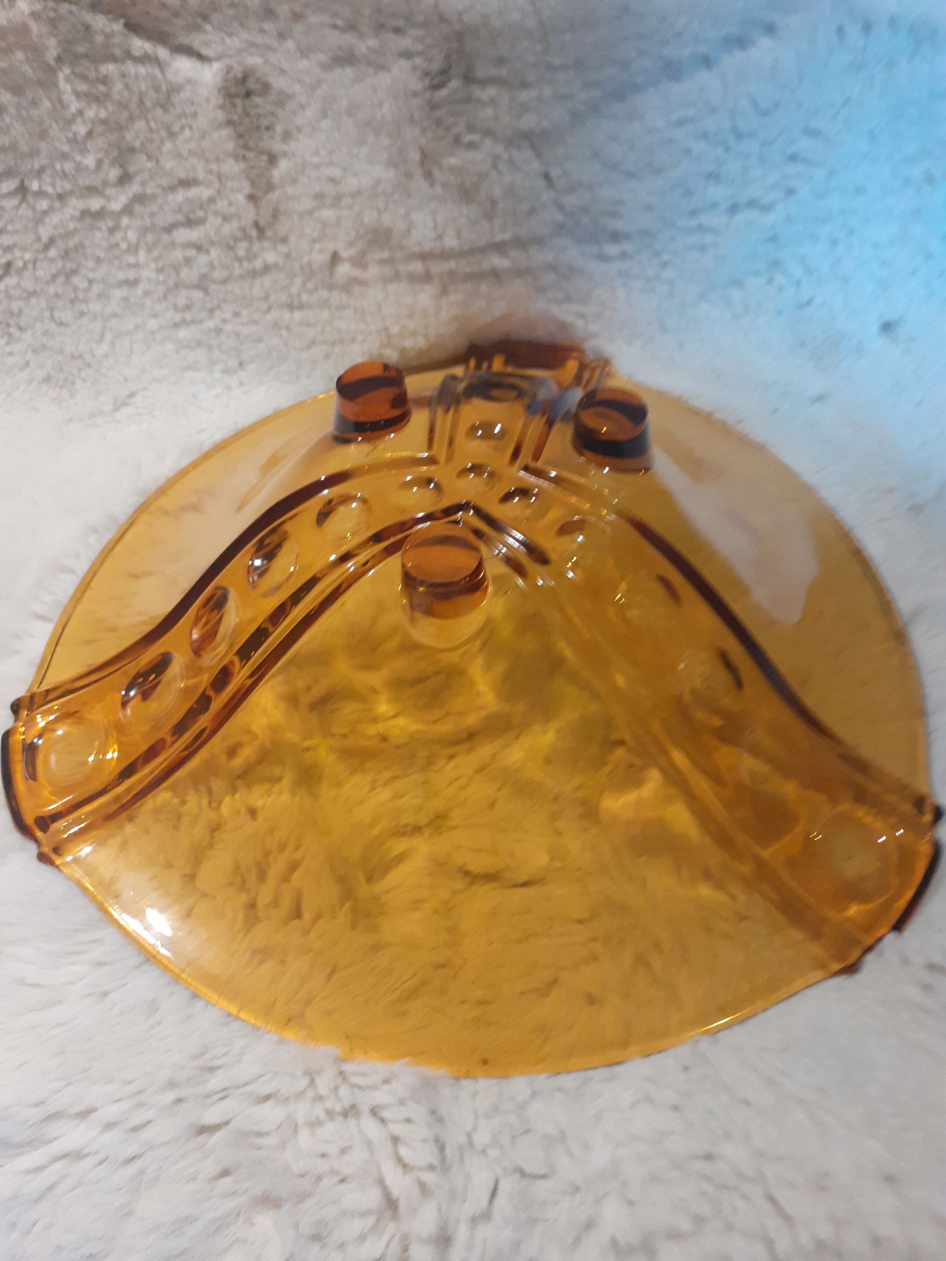 Vintage glass fruit cup