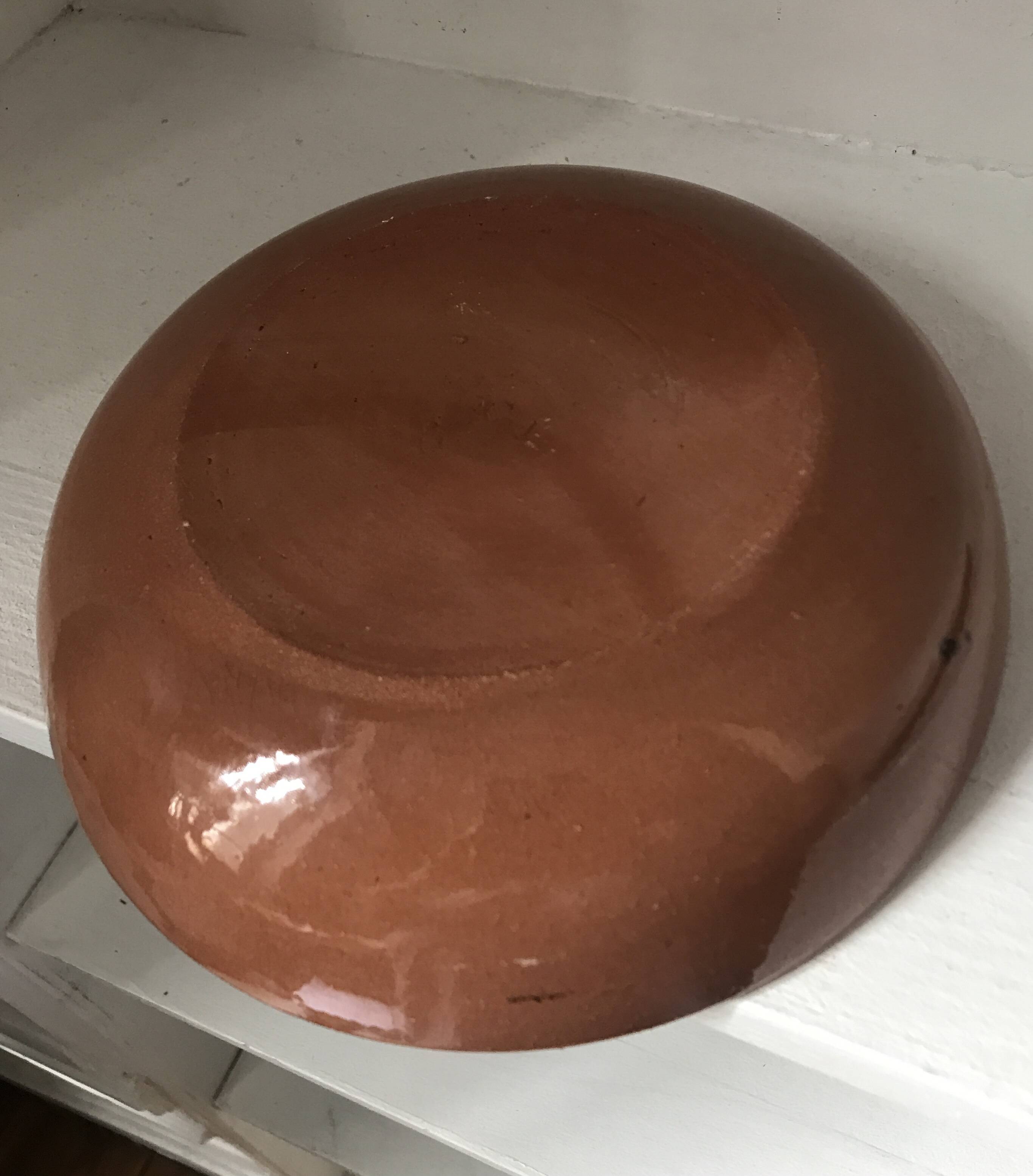 Morocco striped ceramic dish