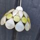 Mother-of-pearl lampshade suspension