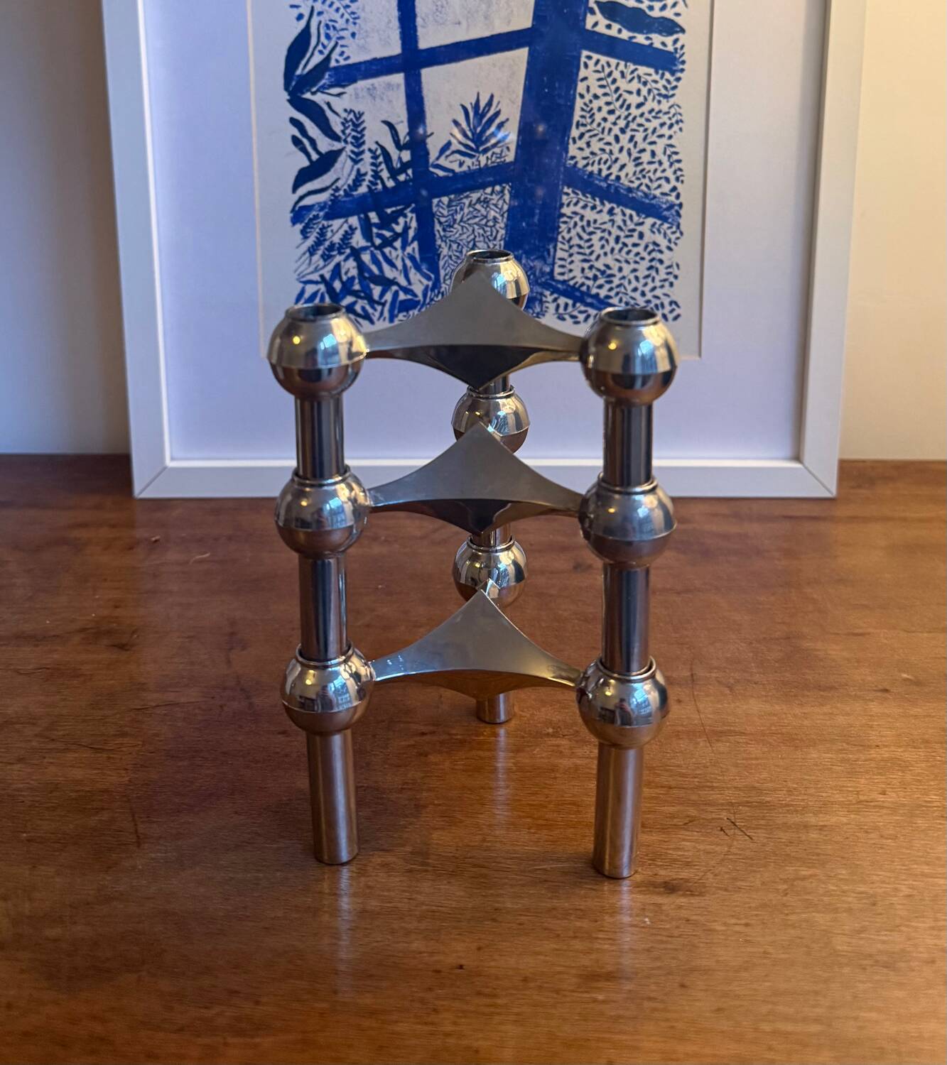 Lot de 3 bougeoirs Stoff de Nagel