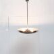 Suspension en verre de style art déco mi-siècle