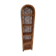 Rattan shelf vintage peacock style
