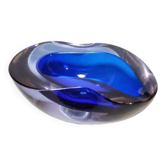 Cenicero de cristal de Murano. Italia, 1970s.