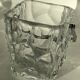 Seau à glaçons carré cristal de Vannes hauteur 14cm