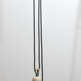 Art Deco ceiling lamp with porcelain pendulum 1920