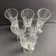 6 Baccarat Clermont 19th century champagne flutes