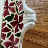 Serving dish of the earthenware factory of Luneville model Periwinkle.