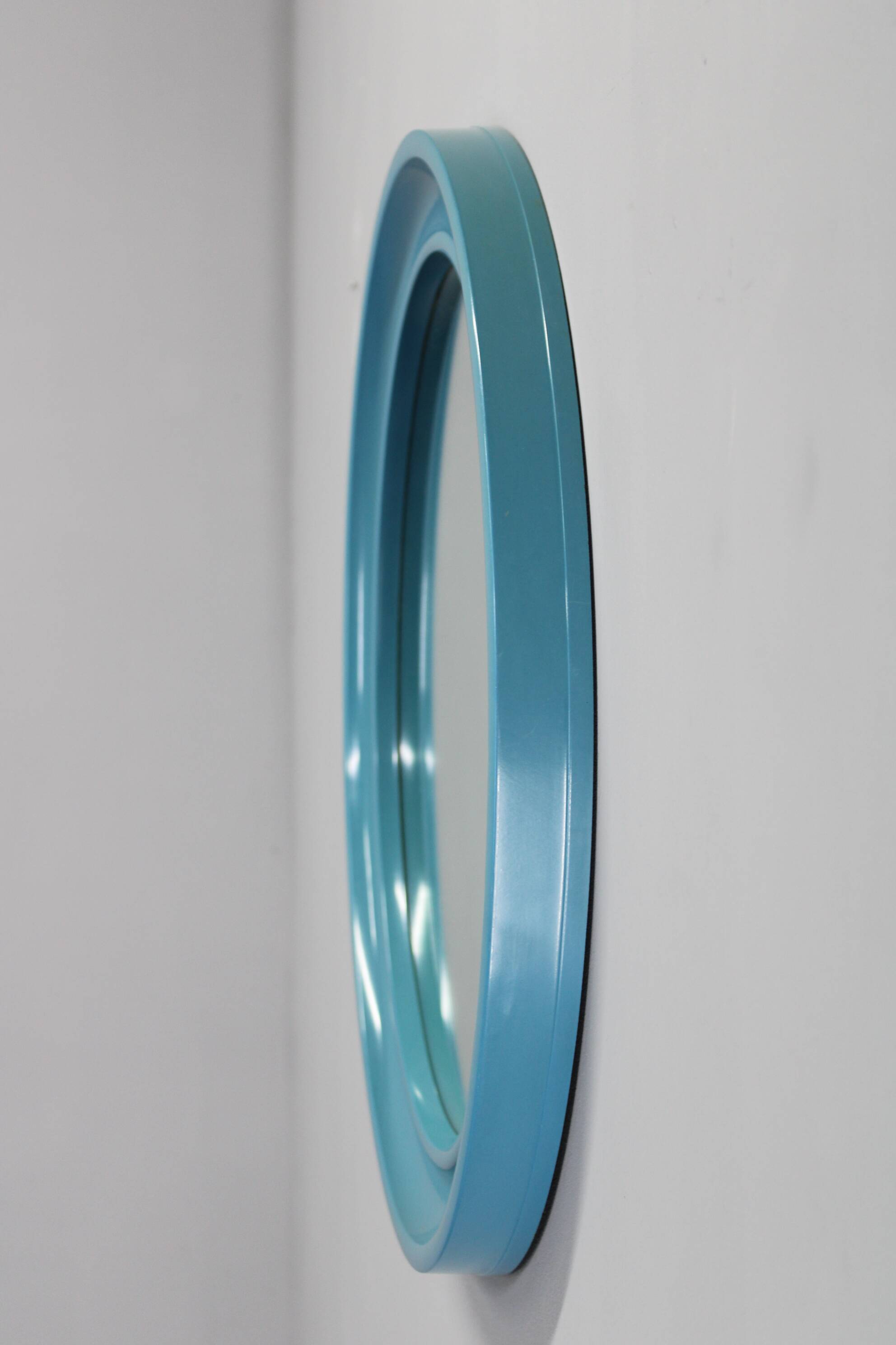 1970s Round Mirror , Italy