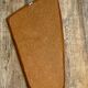 Free-form teak mirror - scandinavian work of the 1960s