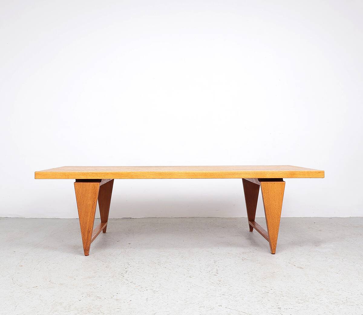 llum Wikkelsø Oak Coffee Table Model Ml 115 for a/S Mikael Laursen, 1960s