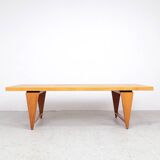 Table basse llum Wikkelsø en chêne modèle Ml 115 pour a/S Mikael Laursen, 1960s