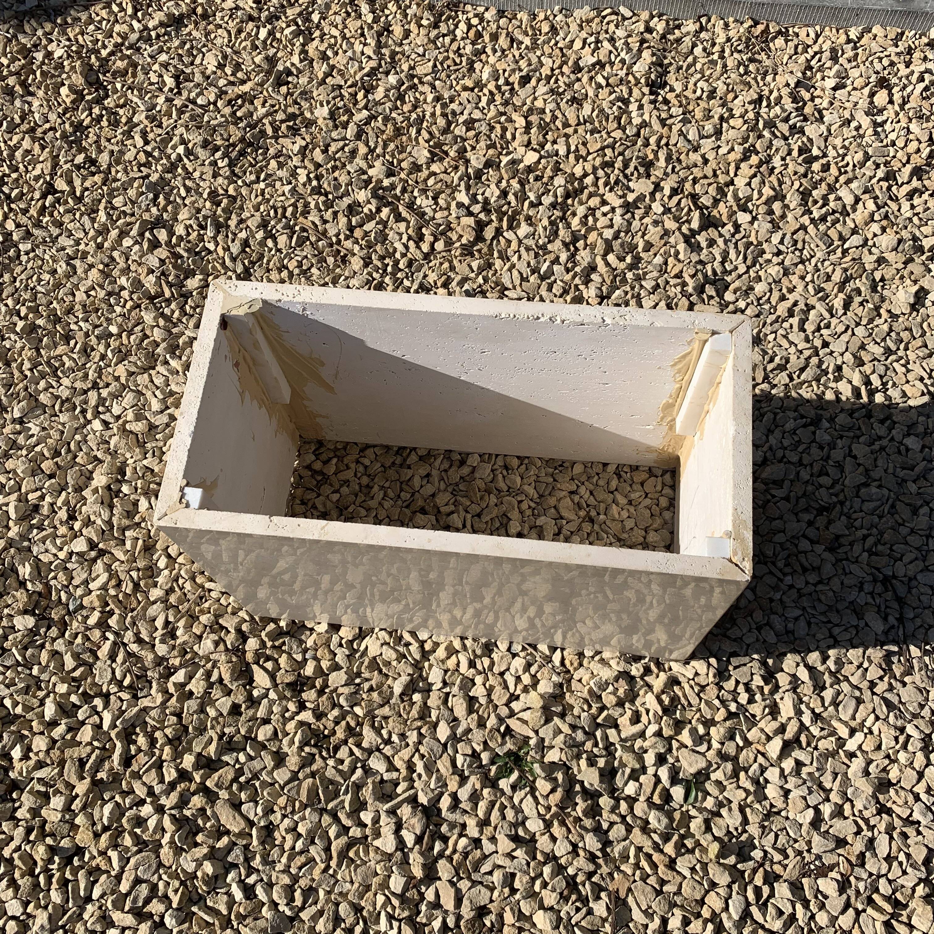 Table basse en travertin, Italie 1970