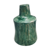 Green glazed earth lamp foot