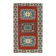 Vintage Turkish Hand-Knotted Wool Cotton Red Runner 110x193