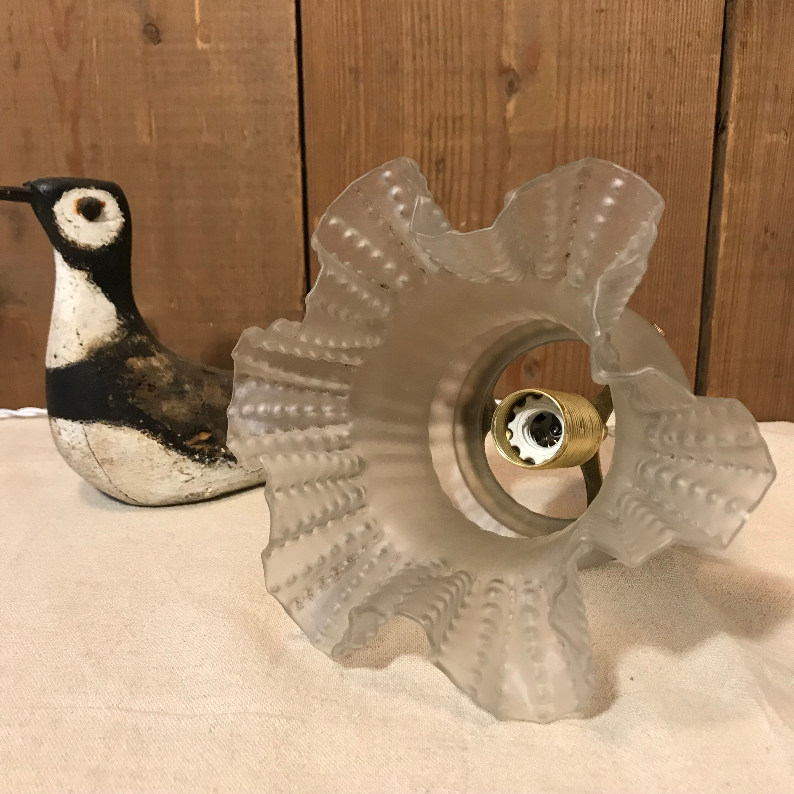 Suspension big tulip vintage 1900