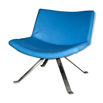 Fauteuil design Kesterport bleu roi