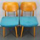 Ensemble de quatre chaises de salle à manger en hêtre des années 1970 par TON, Tchécoslovaquie