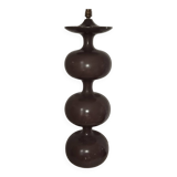 Floor lamp 70s turned wood