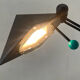 Post-Modern articulated lamp in Memphis style from the 1980s.