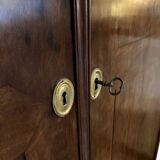 Petite armoire de port en acajou XVIIIe siècle