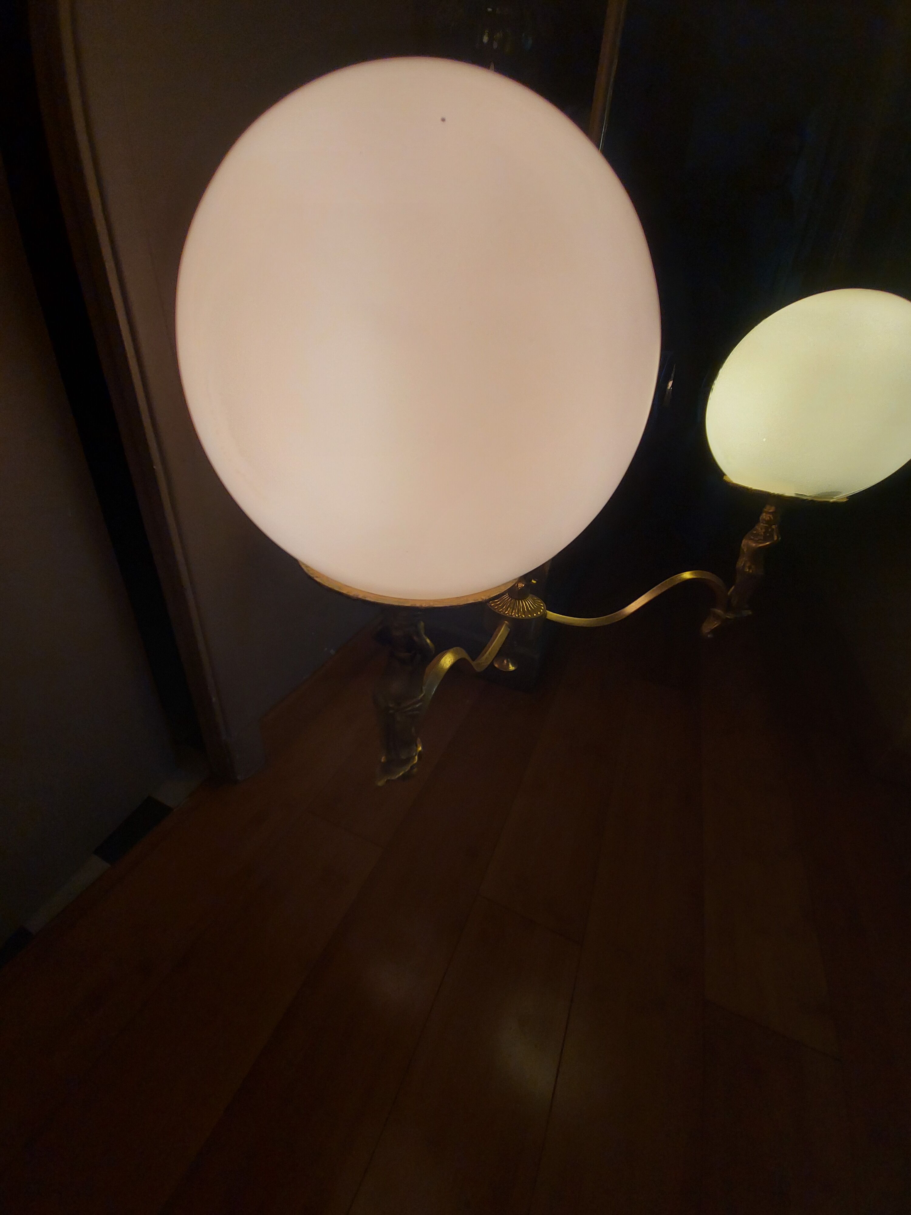 60'S vintage brass chandelier, Cherubin