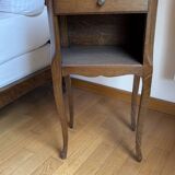 Wooden bedside table