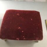 Velvet footrest