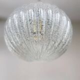 Vintage German DORIA Suspension in Cracked Glass 1960s