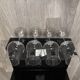 Lot 4 Crystal wine glasses from Sèvres, France.