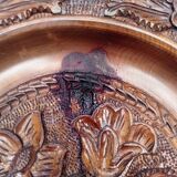 Vintage carved decorative plate