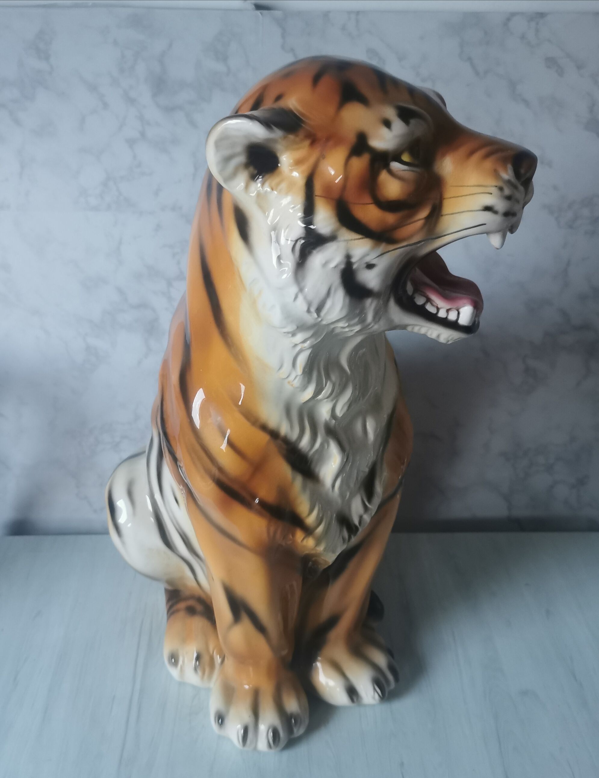 Ceramic tiger