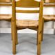 Pine dining chairs in the style of Rainer Daumiller, 1970s, set of 6.