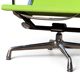 Eames EA 124 Armchair & EA 125 Ottoman for Vitra - Green Fabric