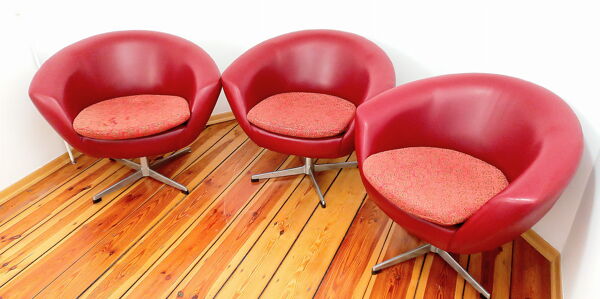 Ensemble de fauteuils, Tchécoslovaquie, années 60, Up Zavody Rousinov