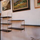 Shelf string metal 6 trays, 70s.