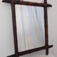 Antique bamboo mirror