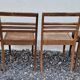 Set de 4 chaises  de sinistrés René Gabriel