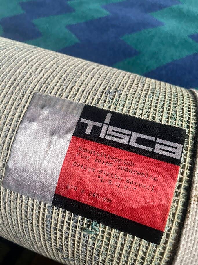 TISCA rug "LEON" in hand-tufted wool – Design by Ulrike Sarvari, France 1990s