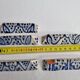Set of 5 old enameled ceramic knife holders, Moroccan craftsmanship, 9.5 cm