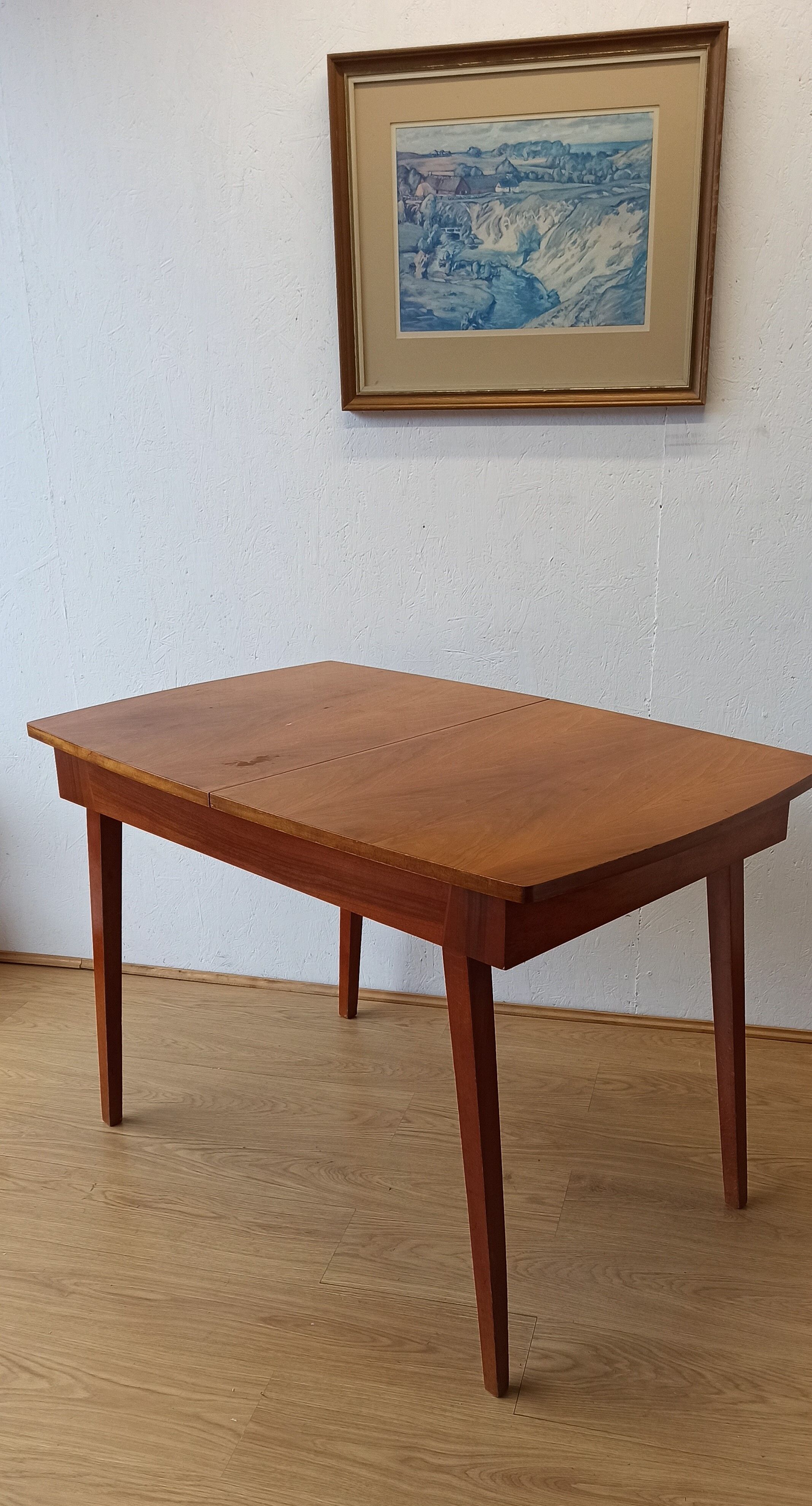Modernist extendable dinning table  Bilea  of the 1960s.