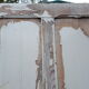 Old door beautiful patina height 208 cm