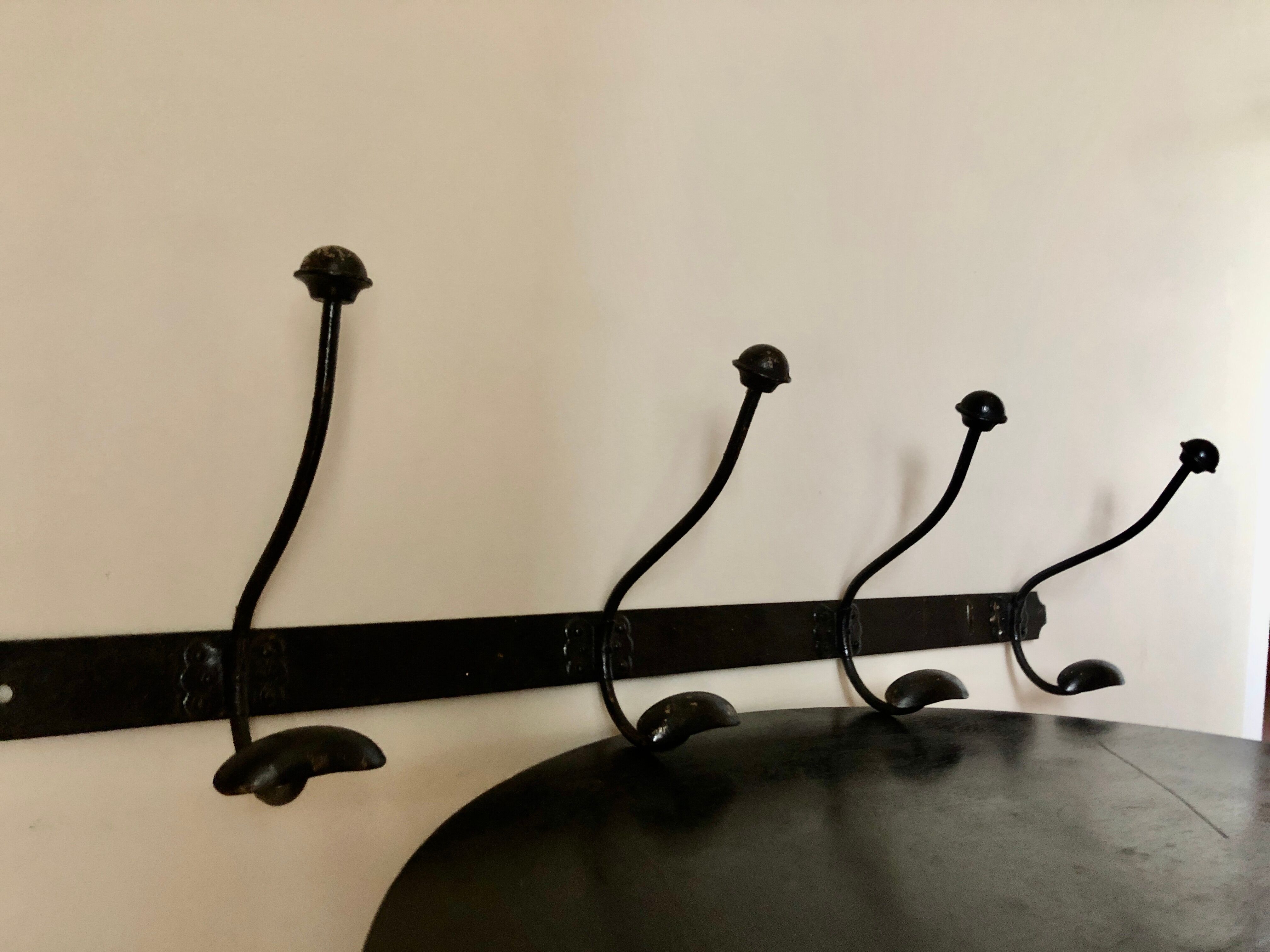 Porte-manteau ancien fer forgé