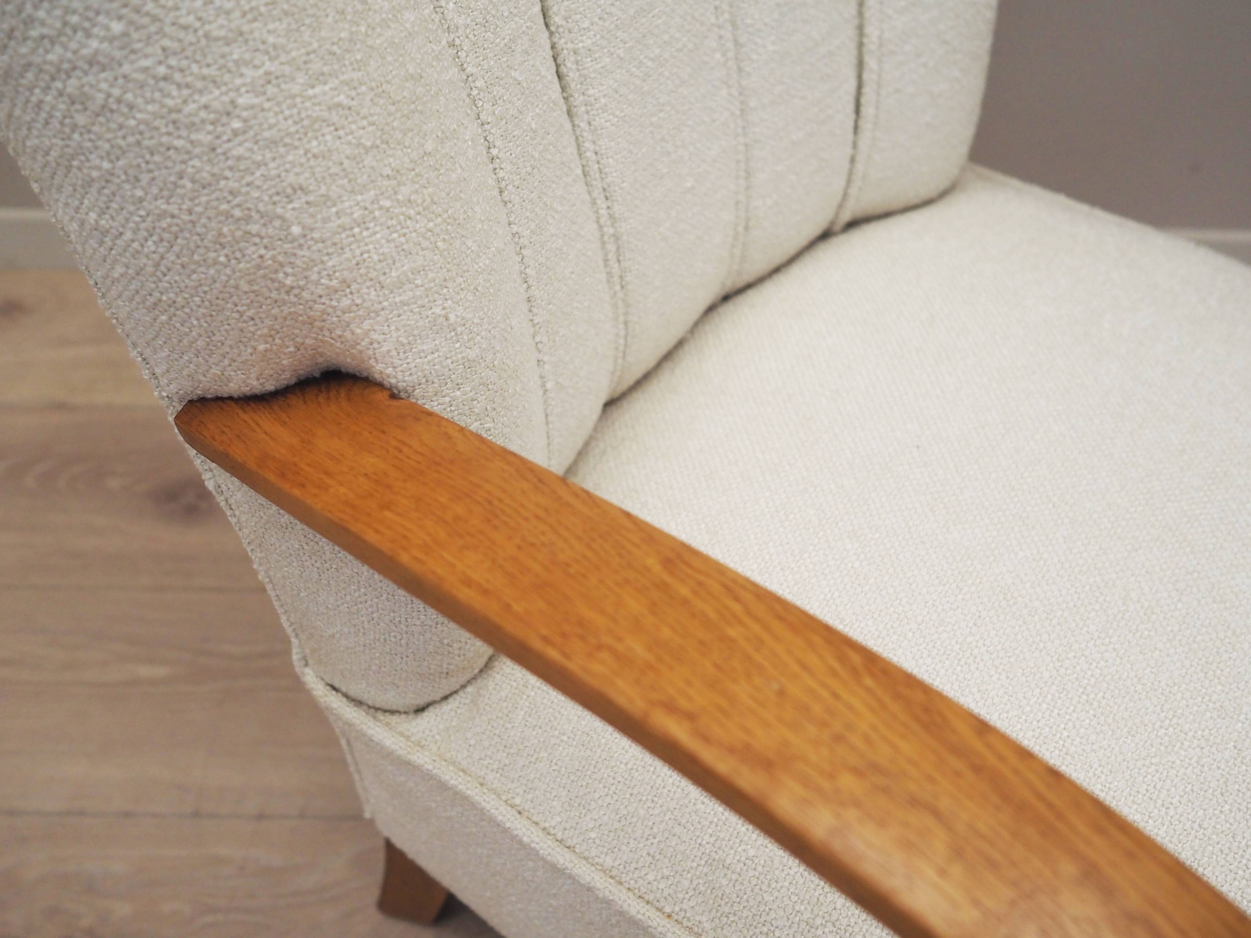 Oak armchair, Art Deco, 1950s, made in Denmark