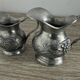 2 pewter pitchers stamped Fein Zinn