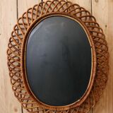 Bonacina Rattan Mirror