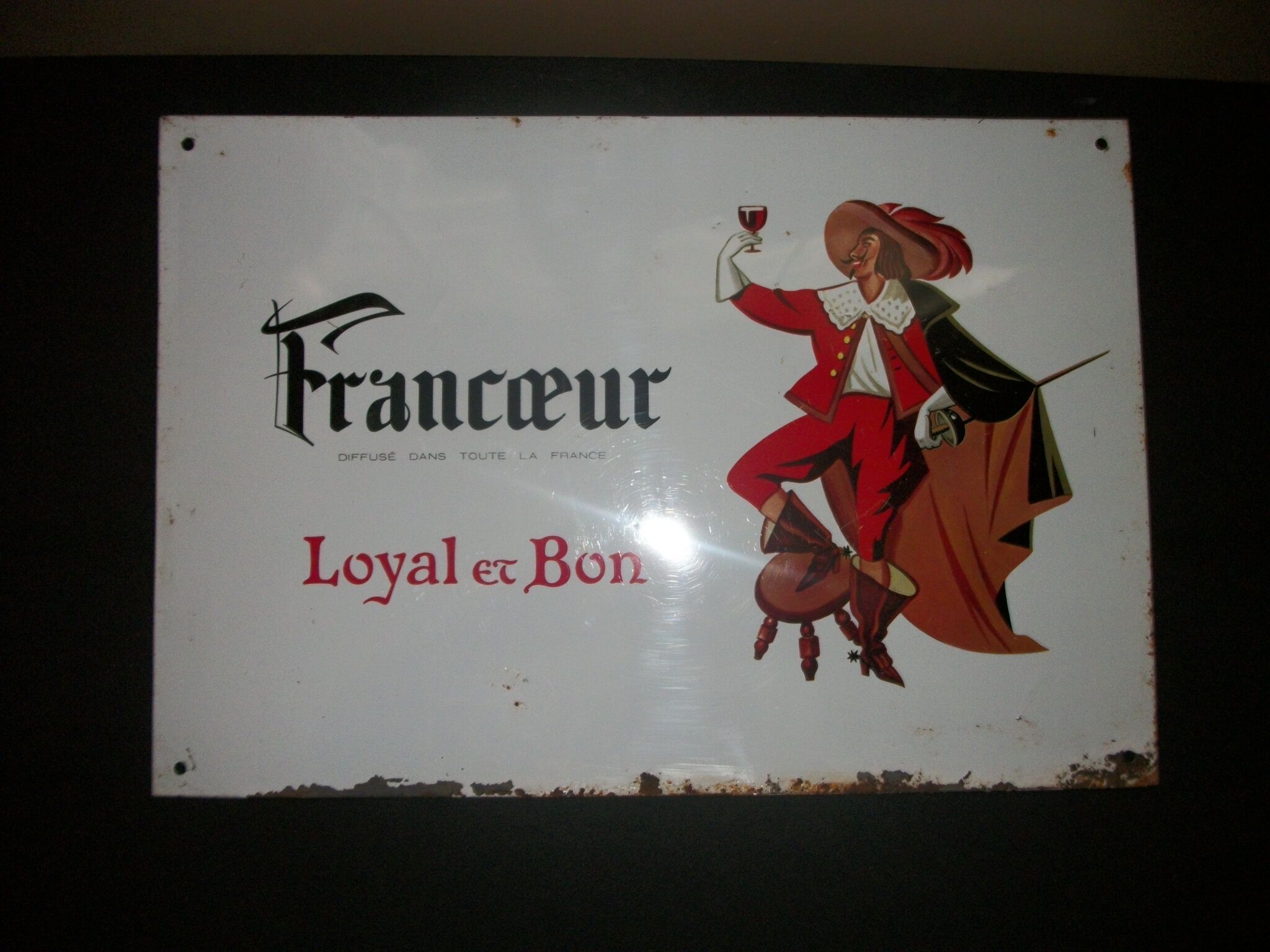 Plate ''Vin Francoeur''