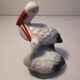 Porcelain figurine couple of storks