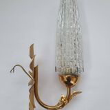 Pair of antique gilded wall sconces
