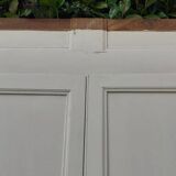 Pair of 19th-century cupboard doors and their frame (1st), woodwork